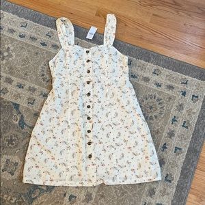 White floral summer dress